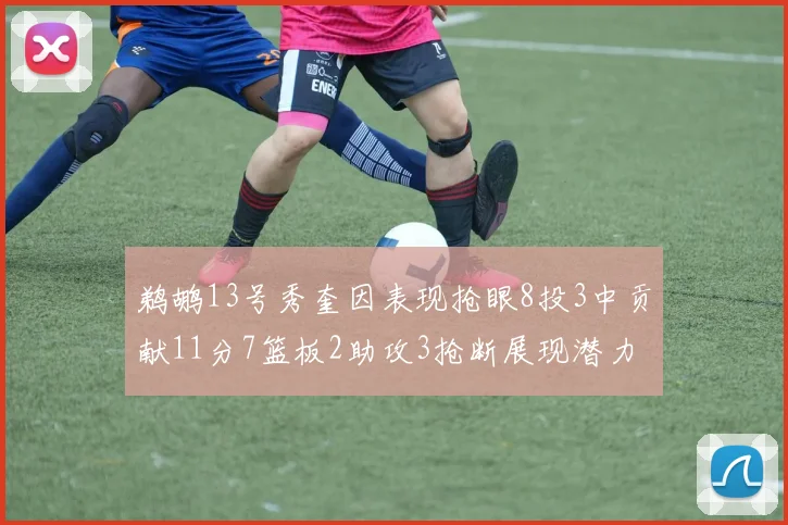鹈鹕13号秀奎因表现抢眼8投3中贡献11分7篮板2助攻3抢断展现潜力